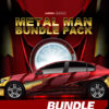 Metalman Pack includes everything you need for a futuristic armored HD wrap. You get the huge side file (222" x 83"), the hood file with CutContour (56" x 122") and the metal heart with CutContour (70" x 70")!