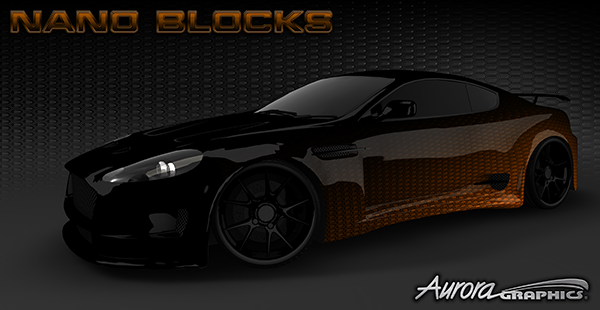 Nano Blocks Poster - FREE Vehicle Wrap Design — Large Scale Artwork for Wide Format Printing | Categories: Posters
