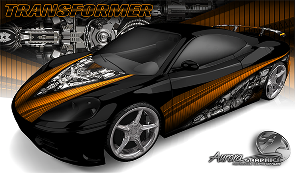 Robotron Poster - FREE Vehicle Wrap Design — Large Scale Artwork for Wide Format Printing | Categories: Posters