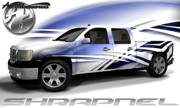 Shrapnel Poster - FREE Vehicle Wrap Design — Large Scale Artwork for Wide Format Printing | Categories: Posters