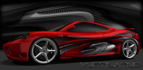 Ventilated Poster - FREE, poster, free, posters, vents, space ship, 2 tone, racing, race, turbines, smooth, futuristic, gloss, glossy, chrome, metallic, shiny, shine, sleek, panel, panels, side panel