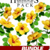 Hibiscus Pack Yellow is a stunning collection of nine high-resolution hibiscus flower renders, each captured from different angles to provide maximum versatility. Designed with breathtaking detail, these vibrant pink hibiscus flowers are perfect for a wide range of applications, from delicate accents to bold, oversized graphics. Flowers, Floral, Nursery, Tropical. CutContour Graphics Cut Contour Design Cut File Print/Cut Print Cut.