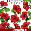 Hibiscus Pack Red is a stunning collection of nine high-resolution hibiscus flower renders, each captured from different angles to provide maximum versatility. Designed with breathtaking detail, these vibrant pink hibiscus flowers are perfect for a wide range of applications, from delicate accents to bold, oversized graphics. Flowers, Floral, Nursery, Tropical. CutContour Graphics Cut Contour Design Cut File Print/Cut Print Cut.