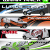 Wrap Pack 4 includes 4 killer vector based designs geared for clean wrap designs!