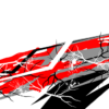 Hectic is an electrifying abstract design bursting with chaotic energy, combining jagged lightning bolts with sharp, angular elements that resemble the wild essence of graffiti. This high-impact artwork radiates intensity with its bold strokes and erratic shapes, making it an ideal choice for those who want to make a statement. High Resolution Design Graphics Image.