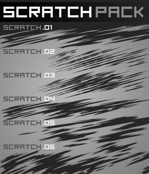 Scratch Pack includes a variety of Scratches, rips and tears used for a mask or a cut line, each with a modern and energetic feel, masks and cut files