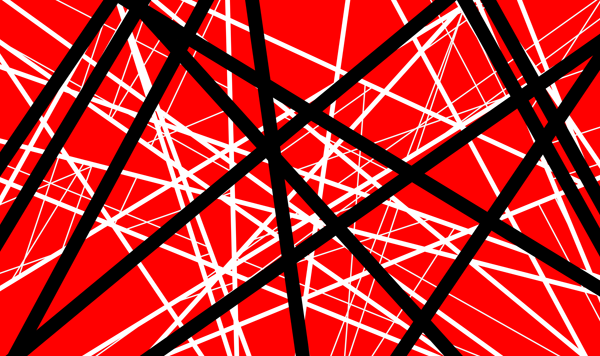 Hairbands is a bold and electrifying image perfect for large vehicle wraps, paying homage to the high-energy aesthetic of the 1980s rock era. Inspired by Van Halen’s iconic visuals, this abstract design features a dynamic array of crisscrossing pinstripes that intersect in sharp, angular patterns. The pinstripes, rendered in a striking combination of contrasting colors with black and white create a sense of motion and intensity, embodying the spirit of rock 'n' roll rebellion. High Resolution Design Graphics Image.