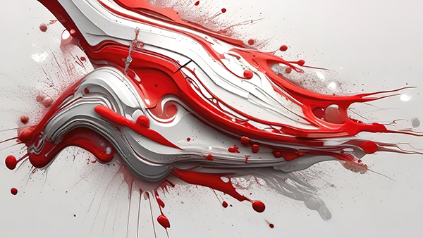 Paint Splatter Abstract