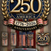 Celebrate 250 years of American history with the America 250 Collection, a premium bundle of five large-format patriotic graphic designs created to commemorate the United States Semiquincentennial Anniversary from 1776–2026. This collection combines classic American symbolism, vintage-inspired flag elements, distressed textures, and a striking anniversary emblem featuring a bald eagle, laurel wreaths, patriotic ribbons, and bold 250 anniversary artwork. Each design offers a unique variation of the theme, providing multiple options for vehicle graphics, tailgates, storefront displays, banners, event signage, commemorative promotions, and patriotic-themed projects. The collection includes standalone anniversary emblems, patriotic flag backgrounds, distressed grunge flag versions, and fully composed anniversary layouts designed to create visual impact from a distance while maintaining impressive detail up close. The centerpiece of the collection is the detailed America 250 anniversary emblem featuring a powerful eagle perched above the commemorative seal, symbolizing strength, freedom, and national pride. Combined with weathered flag textures and vintage Americana styling, these designs create a timeless patriotic appearance suitable for both traditional and modern applications. All five artwork files are produced at an impressive 180-inch width, making them ideal for large-scale projects requiring high-resolution graphics. Whether used for vehicle wraps, truck tailgates, trailers, parade displays, civic celebrations, community events, promotional materials, or patriotic merchandise, this collection delivers bold visual impact while honoring America's 250-year milestone.