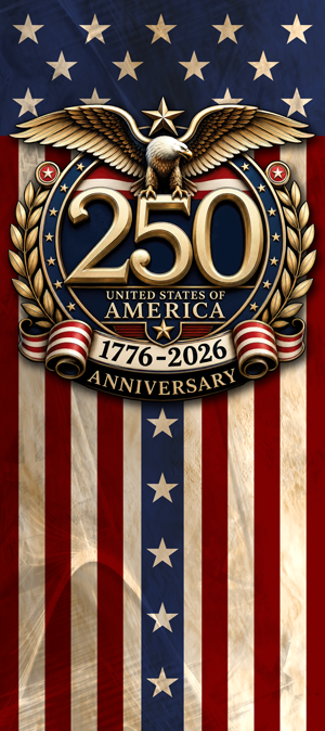 Celebrate 250 years of American history with the America 250 Collection, a premium bundle of five large-format patriotic graphic designs created to commemorate the United States Semiquincentennial Anniversary from 1776–2026. This collection combines classic American symbolism, vintage-inspired flag elements, distressed textures, and a striking anniversary emblem featuring a bald eagle, laurel wreaths, patriotic ribbons, and bold 250 anniversary artwork. Each design offers a unique variation of the theme, providing multiple options for vehicle graphics, tailgates, storefront displays, banners, event signage, commemorative promotions, and patriotic-themed projects. The collection includes standalone anniversary emblems, patriotic flag backgrounds, distressed grunge flag versions, and fully composed anniversary layouts designed to create visual impact from a distance while maintaining impressive detail up close. The centerpiece of the collection is the detailed America 250 anniversary emblem featuring a powerful eagle perched above the commemorative seal, symbolizing strength, freedom, and national pride. Combined with weathered flag textures and vintage Americana styling, these designs create a timeless patriotic appearance suitable for both traditional and modern applications. All five artwork files are produced at an impressive 180-inch width, making them ideal for large-scale projects requiring high-resolution graphics. Whether used for vehicle wraps, truck tailgates, trailers, parade displays, civic celebrations, community events, promotional materials, or patriotic merchandise, this collection delivers bold visual impact while honoring America's 250-year milestone.